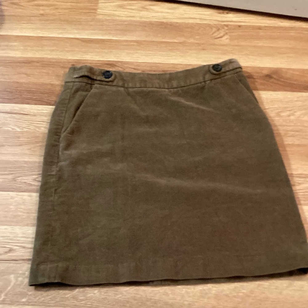 Banana Republic brown Mini A-Line Skirt for Work